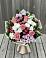 Букет цветов из: Альстромерии, Гвоздики, Розы и Хризантемы в Брехово