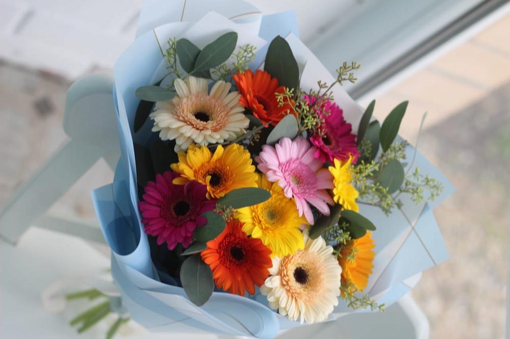 Букет цветов из: Герберы в Брехово