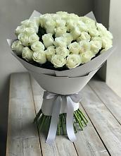 Букет 35 Белых роз в Брехово