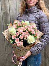 Букет цветов из:  Розы в Брехово