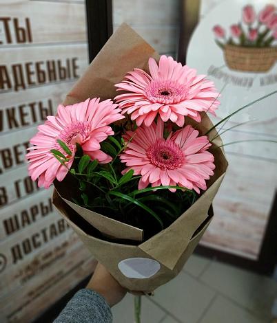 Букет цветов из: Герберы в Брехово