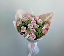 Букет цветов из:  Розы и Хризантемы в Брехово