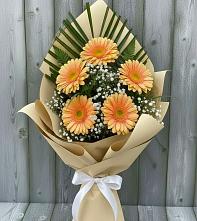 Букет цветов из:  Герберы в Брехово