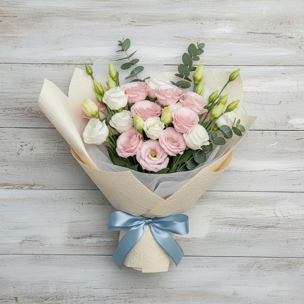 Букет цветов из: Лизиантусы в Брехово