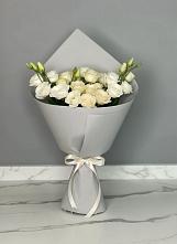 Букет цветов из:  Розы и Лизиантусы #REPLACE_PRED# Брехово